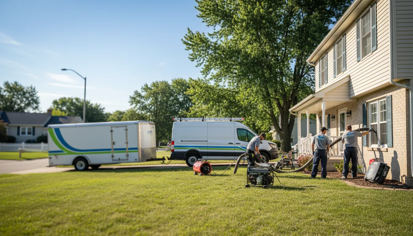 Flooded Basement Restoration And Cleanup With Repair in Kentucky near me